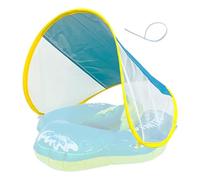 Toldo Desmontable para Flotador De Bebé - Extensión De Parasol para Piscina De Verano hacia Toldo Impermeable Protección UV Plata | 36x20 Pulgadas | Modelo Resistente Pro Diseño Accesorio Kit 1 Ud