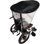 Toldo eléctrico para silla de ruedas - Parasol universal para el hogar, protección resistente a los rayos UV, soporte de abrazadera para silla de paraguas para la mayoría de sillas de ruedas