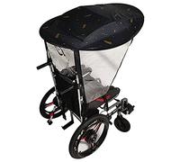 Toldo eléctrico para silla de ruedas, protección resistente a los rayos UV, cubierta universal para la mayoría de sillas de ruedas, soporte de abrazadera de silla incluido