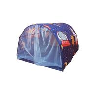 Toldo grande de ensueño con luz de estrellas - Tienda de campaña para cama, refugio de casa de juegos en el país de las maravillas, espacio imaginativo para dormir para niños y niñas, tienda de