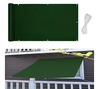 Toldo impermeable de 2 x 3,2 m, color verde oscuro, para patio, jardín y fiestas al aire libre, incluye cuerda