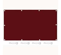 Toldo impermeable de 5 x 7 m, rectangular, para exteriores, resistente a los rayos UV, repelente al agua, con ojales y cuerda para jardín, patio, pérgola, protección de cenador