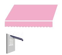 Toldo impermeable de repuesto de 300 x 250 cm, tela con cenefa para patio y balcón, refugio al aire libre