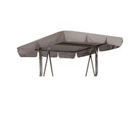 Toldo impermeable de repuesto para columpio de jardín de 3 plazas, cubierta superior para banco de patio, toldo de verano para muebles de jardín, 210 x 145 x 18 cm