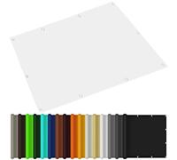 Toldo impermeable e Sail de 1.3 x 2 pulgadas, resistente al viento, resistente al desgarro con ojales y cuerdas para patio, gas, alberca, lo último en exteriores