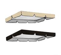 Toldo impermeable para 2 o 3 plazas para columpios, solución perfecta para exteriores (verde)