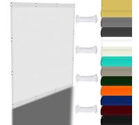Toldo Impermeable para cenador, Cubierta de Repuesto de 1,5 x 2 m, con protección UV del 98%, Ideal para Patio, jardín o Fiestas al Aire Libre. Color Blanco. Cuerda incluida.