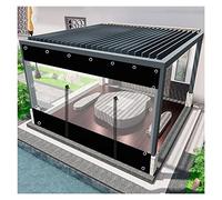 Toldo impermeable para pérgolas, cocheras y patios al aire libre, tienda de campaña para exteriores con cremallera y ganchos (1,8 x 2,2 m)