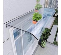 Toldo impermeable para puerta al aire libre, 100% refugio de lluvia, diseño inflable silencioso, no necesita soportes, perfecto para patios y entradas, 50 x 230 cm / 20x91in