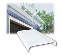 Toldo impermeable para puerta y ventana al aire libre para entrada, patio, refugio, cubierta de protección resistente (50 x 390 cm) - Tejadillo elegante para una mejor defensa contra la intemperie