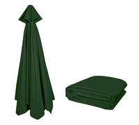 Toldo impermeable para sombrilla de patio de 3,5 m, cubierta duradera para sombrilla de mercado al aire libre, parte superior de 8 varillas para jardín, terraza y patio trasero