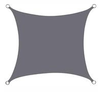 Toldo impermeable rectangular con 95 % de protección UV con DRings y cordón, perfecto para balcón, patio, jardín, 6,2 x 4 m, refugio solar al aire libre
