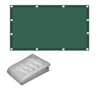 Toldo impermeable rectangular de 10 x 10 m, 95 % de protección UV, para patio, jardín, balcón, pérgola, eventos y fiestas al aire libre, soluciones de sombra verde para exteriores