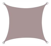 Toldo impermeable rectangular de 4 x 4 m, 95 % de protección UV, con división y cordón, perfecto para balcón, patio, jardín, al aire libre