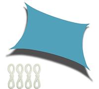 Toldo impermeable rectangular - Protección UV para exteriores para balcón y terraza, 2 x 4 m, refugio solar perfecto para jardines y patios