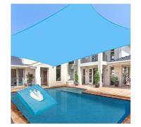Toldo impermeable Sail, resistente a los rayos UV, impermeable y transpirable, con kit de herramientas de fácil instalación, color azul, 5 m x 5 m, para patios, jardines y terrazas