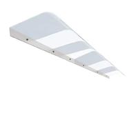 Toldo invisible para balcón para patio, puerta, ventana, 140 cm, protector de lluvia y protección contra la lluvia, techo de entrada Slish y fácil instalación