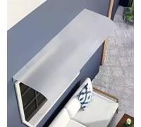 Toldo invisible para exteriores, resistente a la intemperie, para puerta delantera, patio, cubierta de techo de helada, 50 x 240 cm / 19.6x94.4in para una máxima protección contra la lluvia