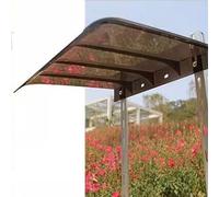 Toldo invisible para puertas y ventanas, toldo con protección UV, cubierta resistente a la intemperie, techo de arco para exteriores, diseño silencioso (40 x 100 cm, verde azulado)