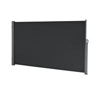Toldo lateral exterior mulhacén extensible 180 x 300 cm negro [pro.tec]
