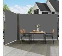 VEVOR Toldo Lateral Retráctil 200 x 600 cm Valla Divisoria con Pantalla, Gris