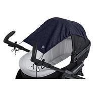 Toldo Lifeline con protección UV para cochecitos y sillas de paseo, color azul marino