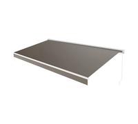 Toldo manual semi cofre 3x2m taupe poly blooma
