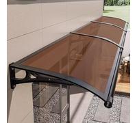 Toldo moderno para puerta, toldo de ventana resistente a los rayos UV con soporte de aluminio expandible para patio al aire libre, tamaño personalizado, 80 x 220 cm / 32x87in, para protección contra