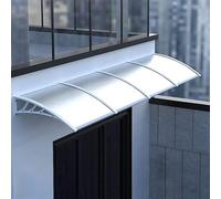 Toldo modular para puerta, resistente a la intemperie, techo de arco para balcón, 80 x 150 cm, cubierta de entrada al aire libre con soporte de polipropileno duradero para exterior del hogar