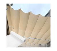 Toldo Ondulado retráctil para Patio, pérgola y terraza - Elegante toldo con protección UV para jardín y Porche, 2,2 m x 3 m.