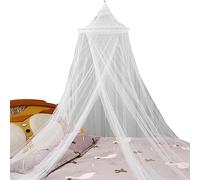 Toldo para cama con cúpula redonda poliéster con dosel cómodo - Inodoro transpirable Summer Essentials tienda cama para acampar dormitorios parques jardines habitaciones