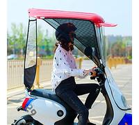 Toldo para coche eléctrico, paraguas para scooter, cubierta universal para parasol de motocicleta eléctrica, cubierta impermeable para lluvia para scooter de movilidad, cubierta para paragu