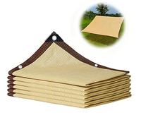 Toldo para exteriores, 90 % de protección UV, resistente al calor, para jardín, patio, invernadero, protección solar, 2 x 12 m, lona de malla