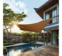 Toldo para exteriores con protección UV para patio, jardín, pérgola, 2 x 5 m, resistente a la intemperie, fácil instalación, perfecto para relajación y actividades al aire libre