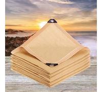 Toldo para exteriores de 10 x 20 pulgadas, 12 x 16 pulgadas, 12 x 24 pulgadas, con ojales, 90 % de bloqueo UV, permeable al agua, sombra rectangular para patios, pórticos y cubiertas (8 x 20 m/26 x 66