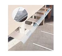 Toldo para Exteriores, Ideal para la Puerta Principal. Estructura de policarbonato de 40x350 cm, Resistente a los Rayos UV y a la Lluvia, no Requiere Soportes y Tiene un diseño semitranspare