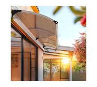 Toldo para Exteriores, toldos para Puertas, toldo Exterior de policarbonato, Refugio contra la Lluvia para Entrada Principal, toldo Grande de Aluminio (90x150cm), Cubierta de Patio silencios