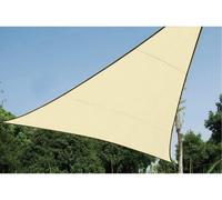 Toldo para jardín Perel Vela de sombra triangular 3,6m UV crema GSS3360