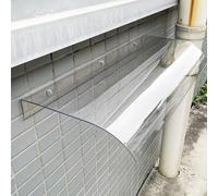 Toldo para patio al aire libre, protección UV y lluvia para ventanas de puerta delantera, tamaños de 40 a 254 cm, toldo de policarbonato para una mejor protección contra la intemperie