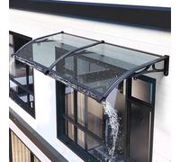 Toldo para puerta al aire libre, cubierta de protección UV y lluvia para porche y patio, mejora tu espacio de vida al aire libre con refugio