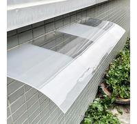 Toldo para puerta al aire libre - Protección contra la lluvia UV, puerta delantera, patio, sol, e, tamaños de 40 a 100 pulgadas (mitad C, 110 x 13.4 pulgadas) para mejoras del hogar