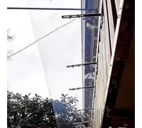 Toldo para puerta al aire libre, refugio de lluvia C para entrada, anchos opcionales de 30/40/50 cm, sol de ventana, resistente a la intemperie, protege del sol, la lluvia y la lluvia (50 x 110 cm)