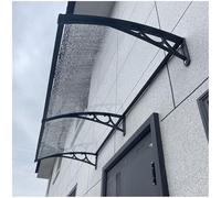Toldo para puerta de 20 a 142 pulgadas de ancho, cubierta exterior de patio con soporte de aluminio duradero, protección contra la intemperie para puertas y ventanas (24 x 59 pulgadas)