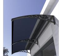 Toldo para puerta de 60 x 120 pulgadas, toldo duradero para puerta delantera, porche, protección contra el viento, lluvia y sol, elegante cubierta de patio para entrada del hogar