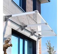 Toldo para puerta resistente a la intemperie, 45/65/80/100 cm, protección UV, protección contra la lluvia y la nieve, fácil de ampliar y montar, diseño versátil para hogares y negocios