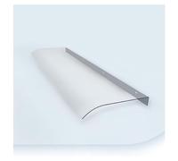 Toldo para Puerta y Ventana Exterior, marquesina para Puerta de Entrada, protección contra la Lluvia, Parasol, Transparente, de policarbonato de una Pieza, 3,5 mm de Grosor, 40 x 80 cm, resi