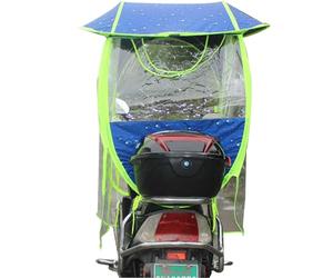 Toldo para scooter de movilidad - Paraguas totalmente cerrado, impermeable, plegable, para motocicletas y scooters