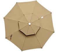 Toldo Para Sombrilla De Patio: Cubierta De Repuesto UV, Toldos De Repuesto Para Sombrila Para Exteriores Con Tela De Protección UV Resistente A La Intemperie, Toldo Para Sombrilla | Para Terraza, Pisc