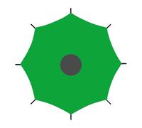 Toldo para trampolín, resistente a los rayos UV, para todo el año, protección solar para trampolín, toldo, para deportes al aire libre, patio, jardín, balcón, césped, césped