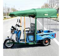 Toldo para Triciclo Eléctrico, Cubierta Impermeable de Tela Oxford, Protector Solar y Anti Lluvia para Triciclo de Carga, Resistente a Todo Clima(Green,120x100cm/47.2x39.3")